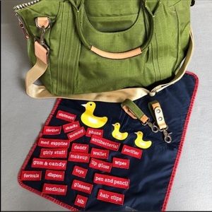 NWT DANZO AVOKADO GREEN WATERPROOF DIAPER BAG